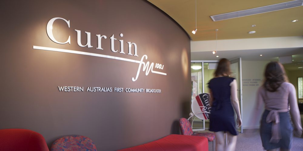 The entrance of CurtinFM